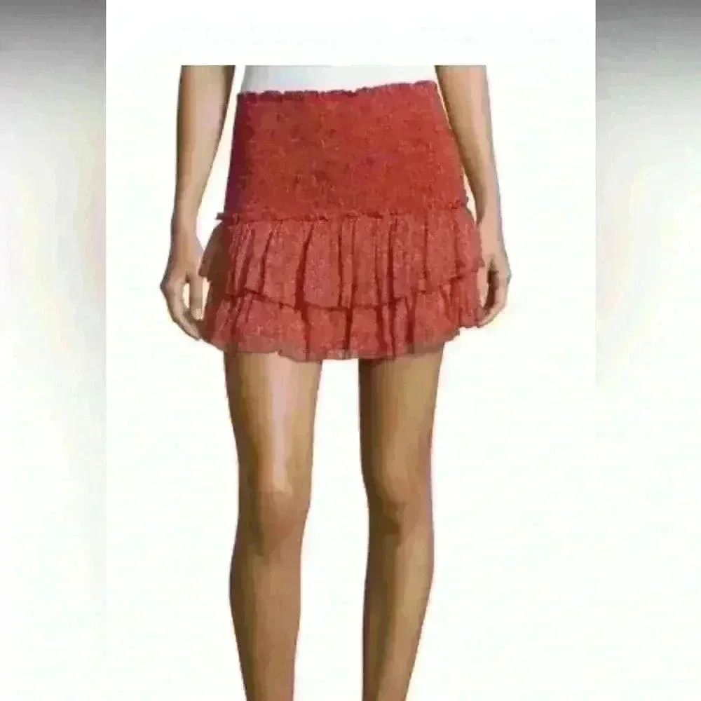 Isabel Marant Red Mini Skirt